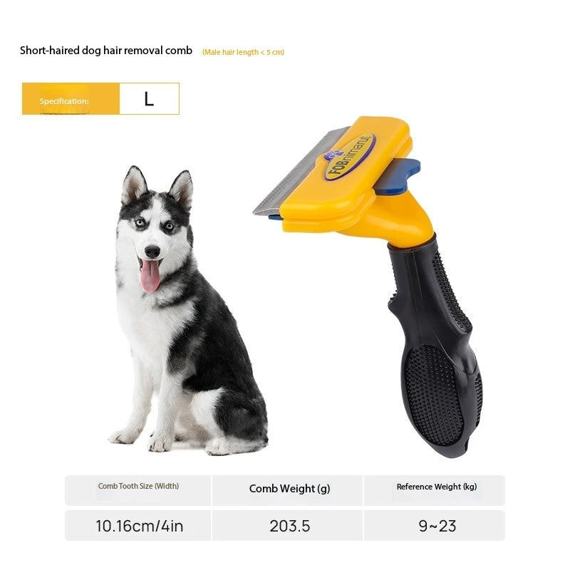 Tierfell-Trimm- und Entfilzungsbürste