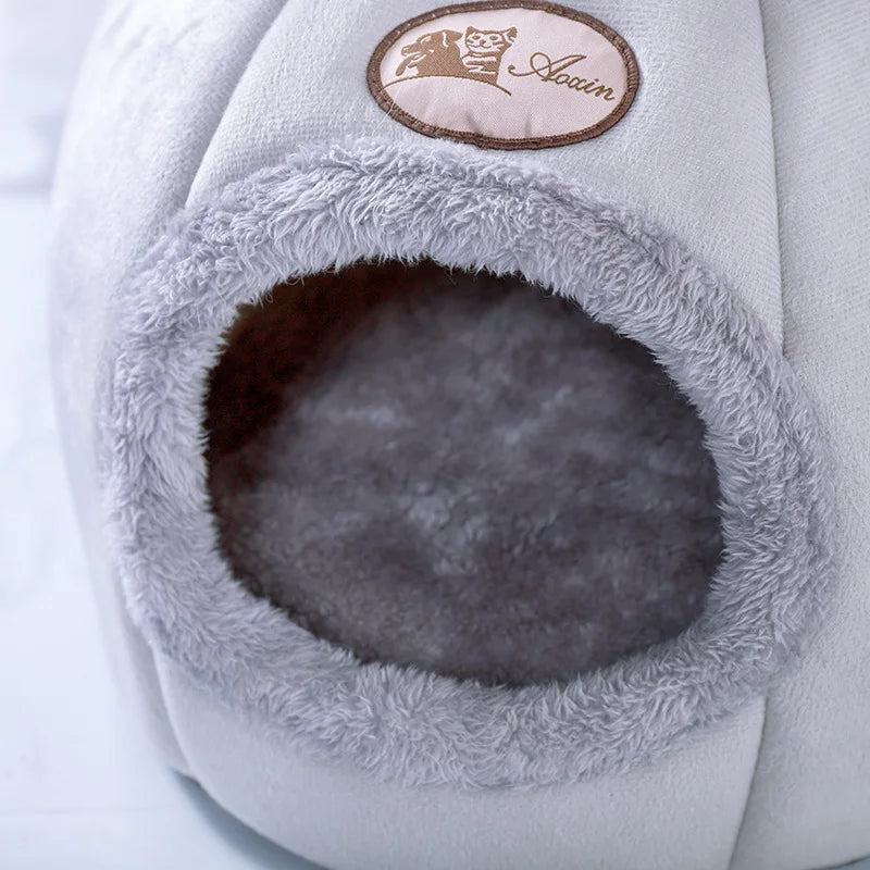 Gemütlich, warmes und weiches Katzenkörbchen