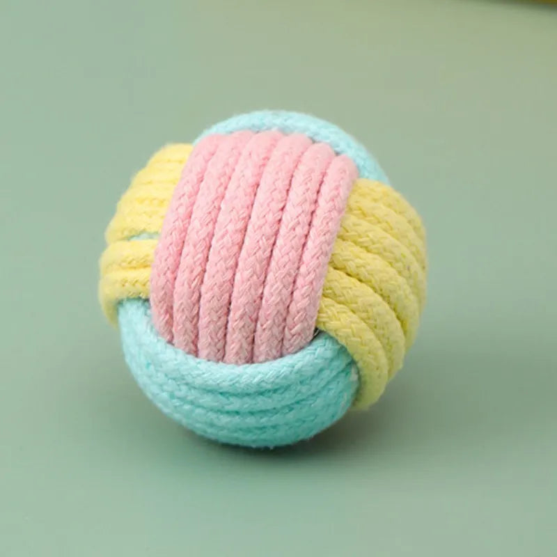 Interaktives Katzenspielzeug aus Baumwolle