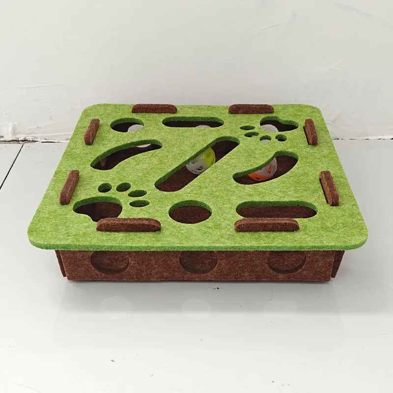 Filzbox mit Spielball